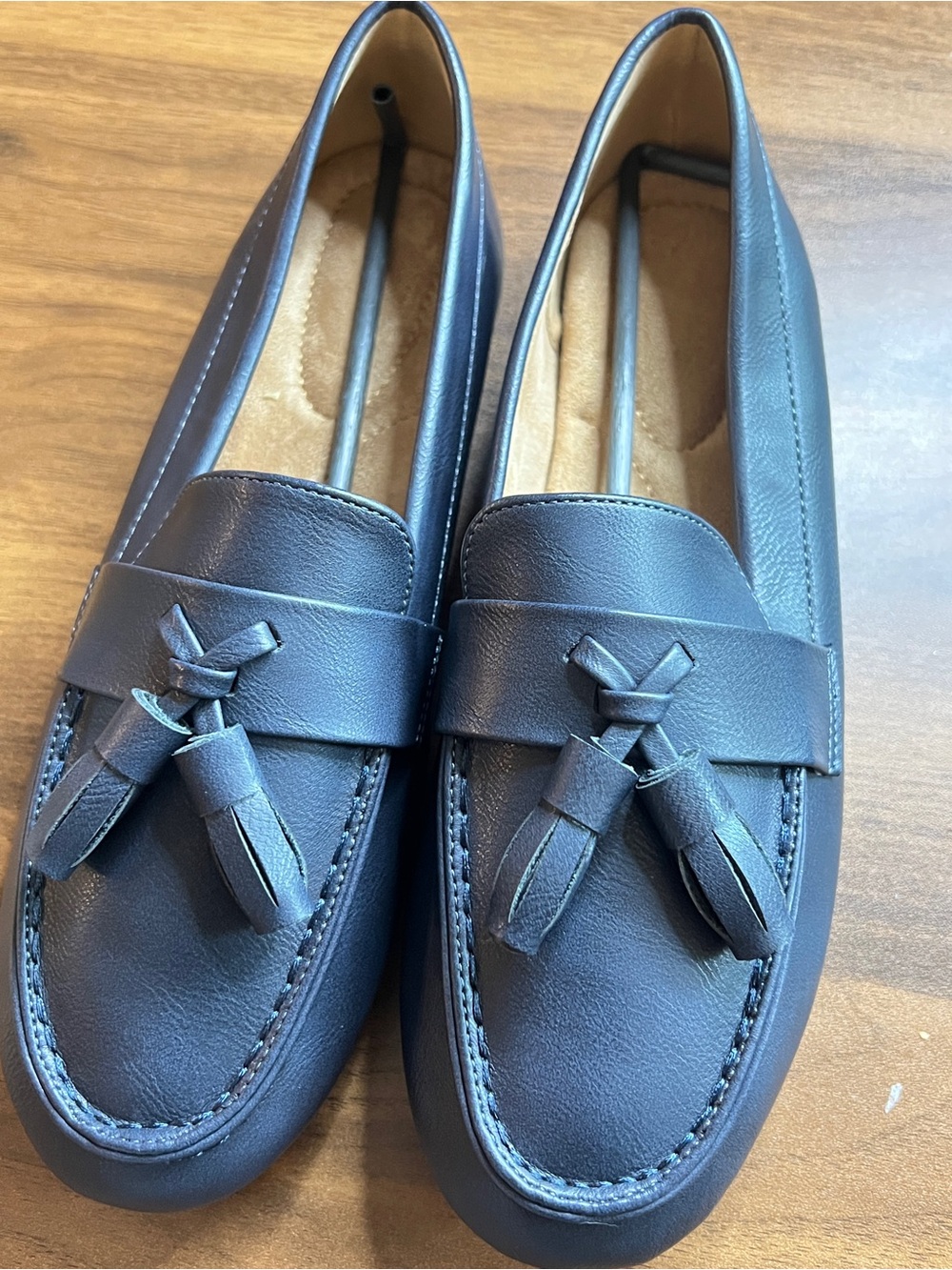 Leather Tassel Slip-On Loafer (sz. 7.5)
